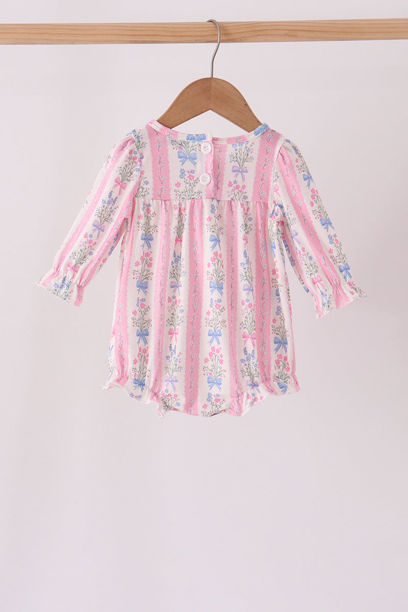 Pearl Bow Floral Bubble