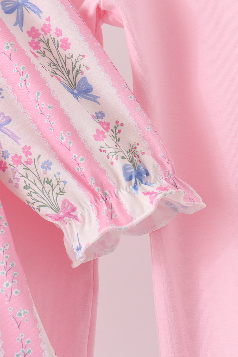 Pearl Bow Floral Set