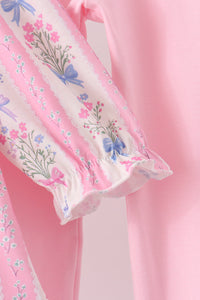 Pearl Bow Floral Set