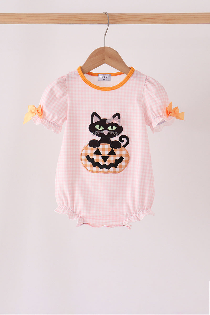 Jack-O-Lantern applique bubble