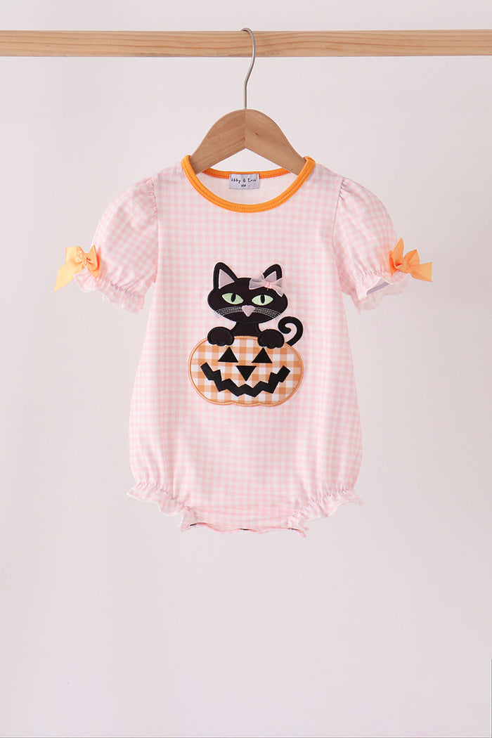 Jack-O-Lantern applique bubble
