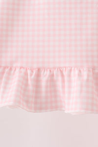 Jack-O-Lantern applique ruffle pants set