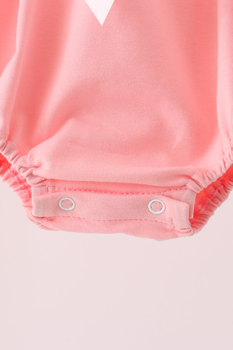 Pumpkin embroidery ruffle bubble