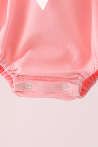 Pumpkin embroidery ruffle bubble