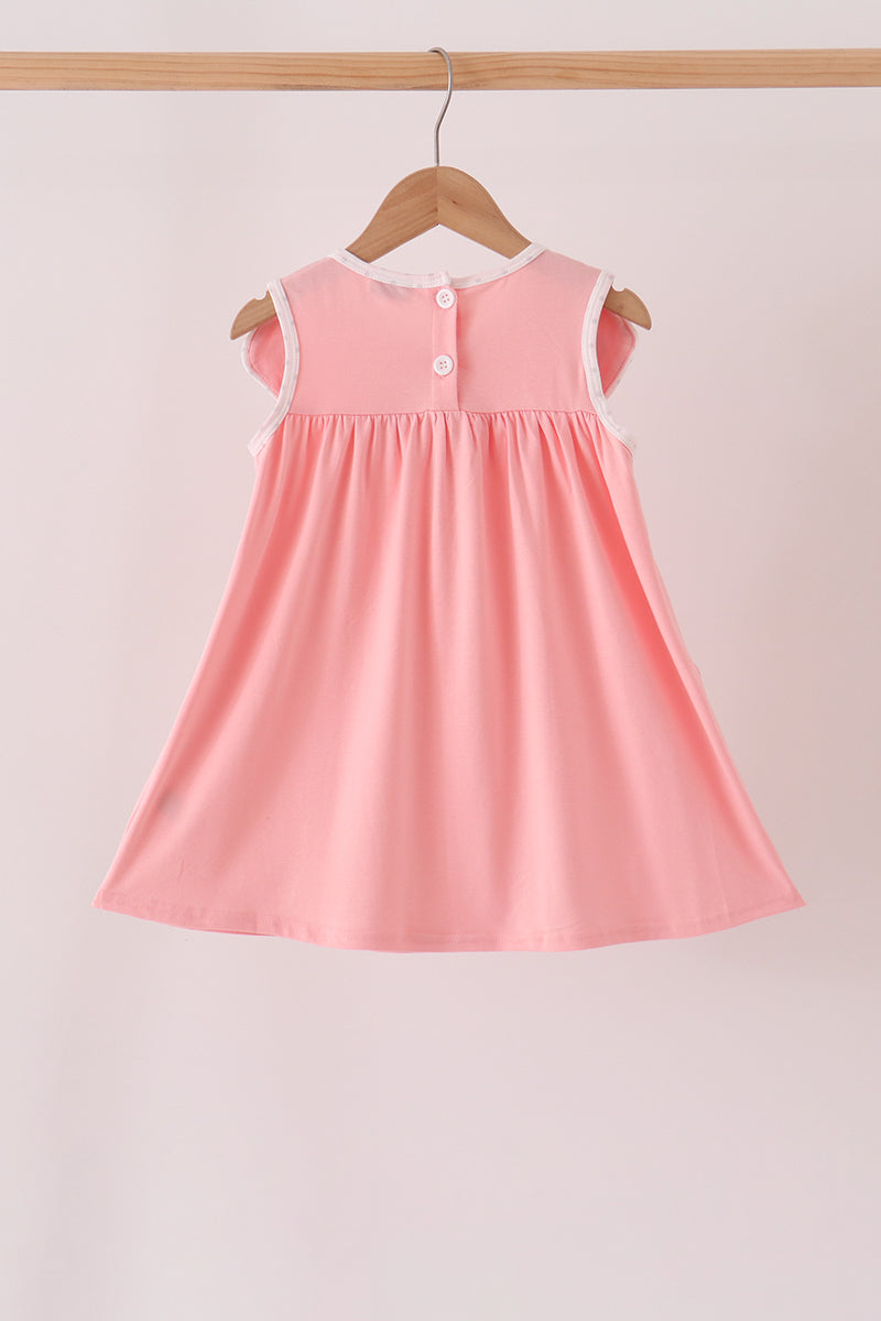 Pumpkin embroidery dress