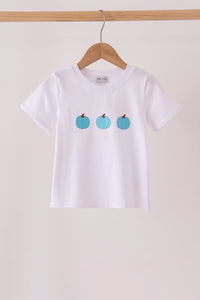 Pumpkin embroidery top