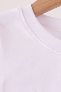 Pumpkin embroidery top