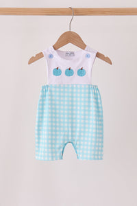 Pumpkin embroidery gingham jonjon