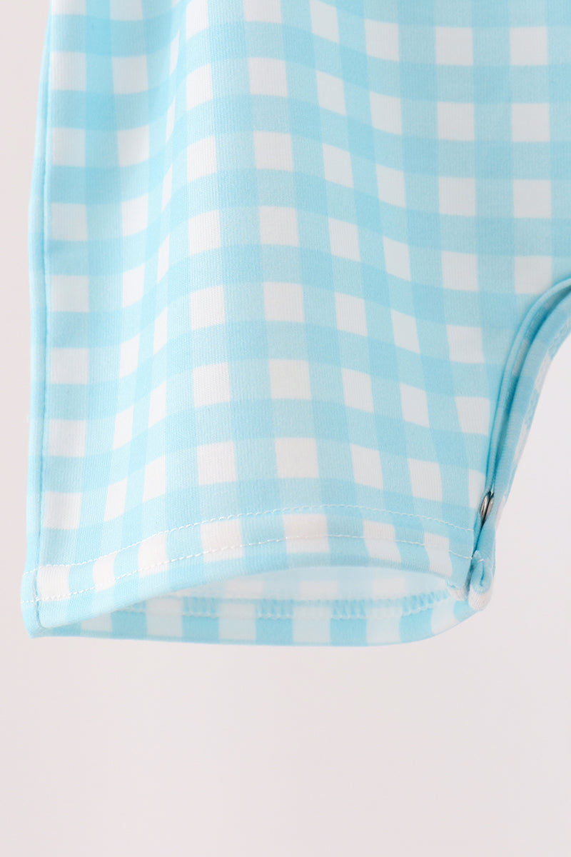 Pumpkin embroidery gingham jonjon