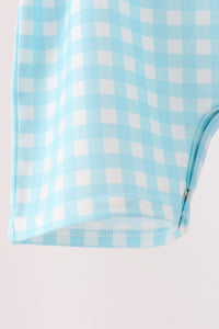 Pumpkin embroidery gingham jonjon