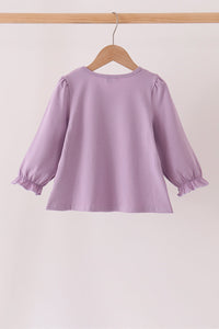 Goose embroidery top