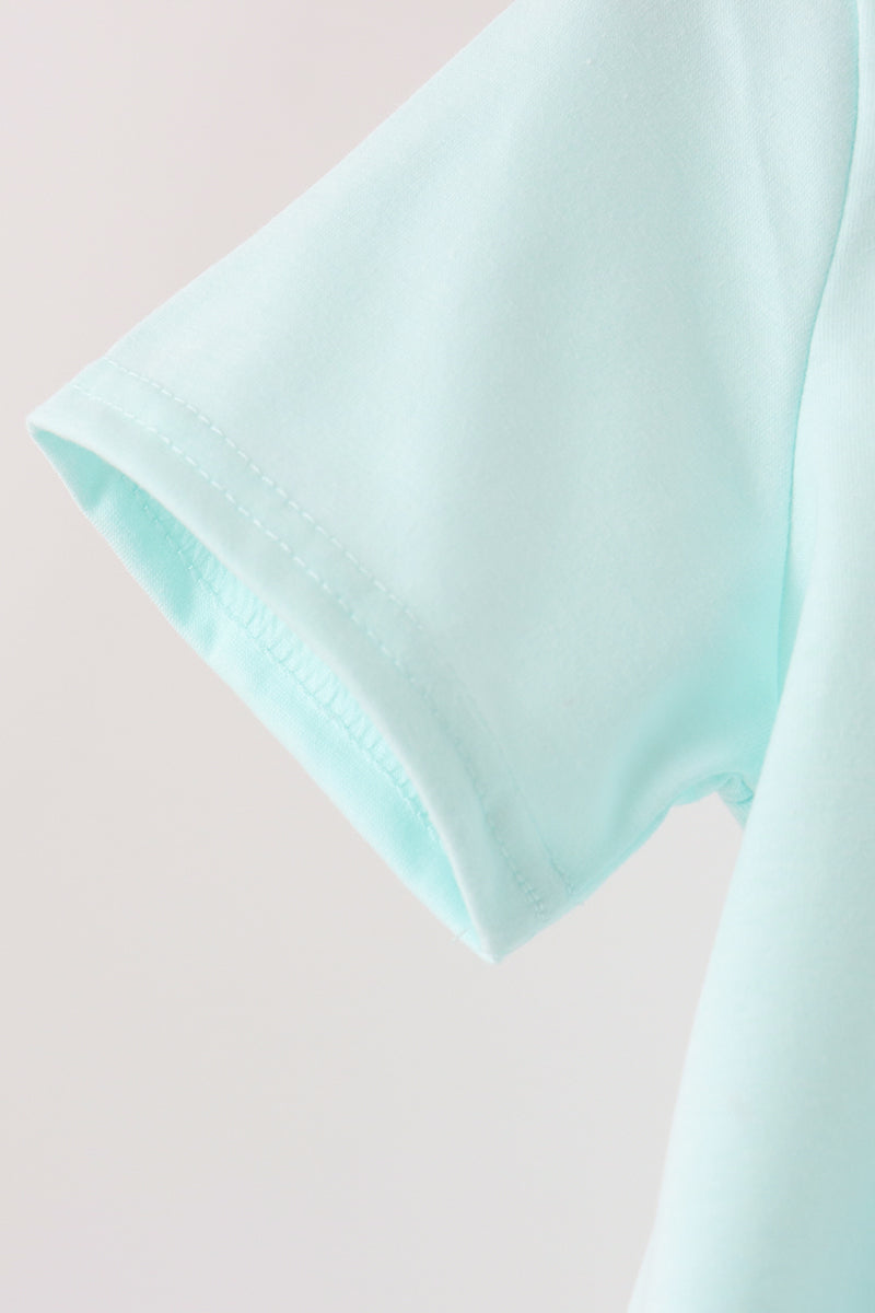 Goose embroidery top