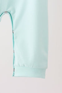 Goose embroidery romper