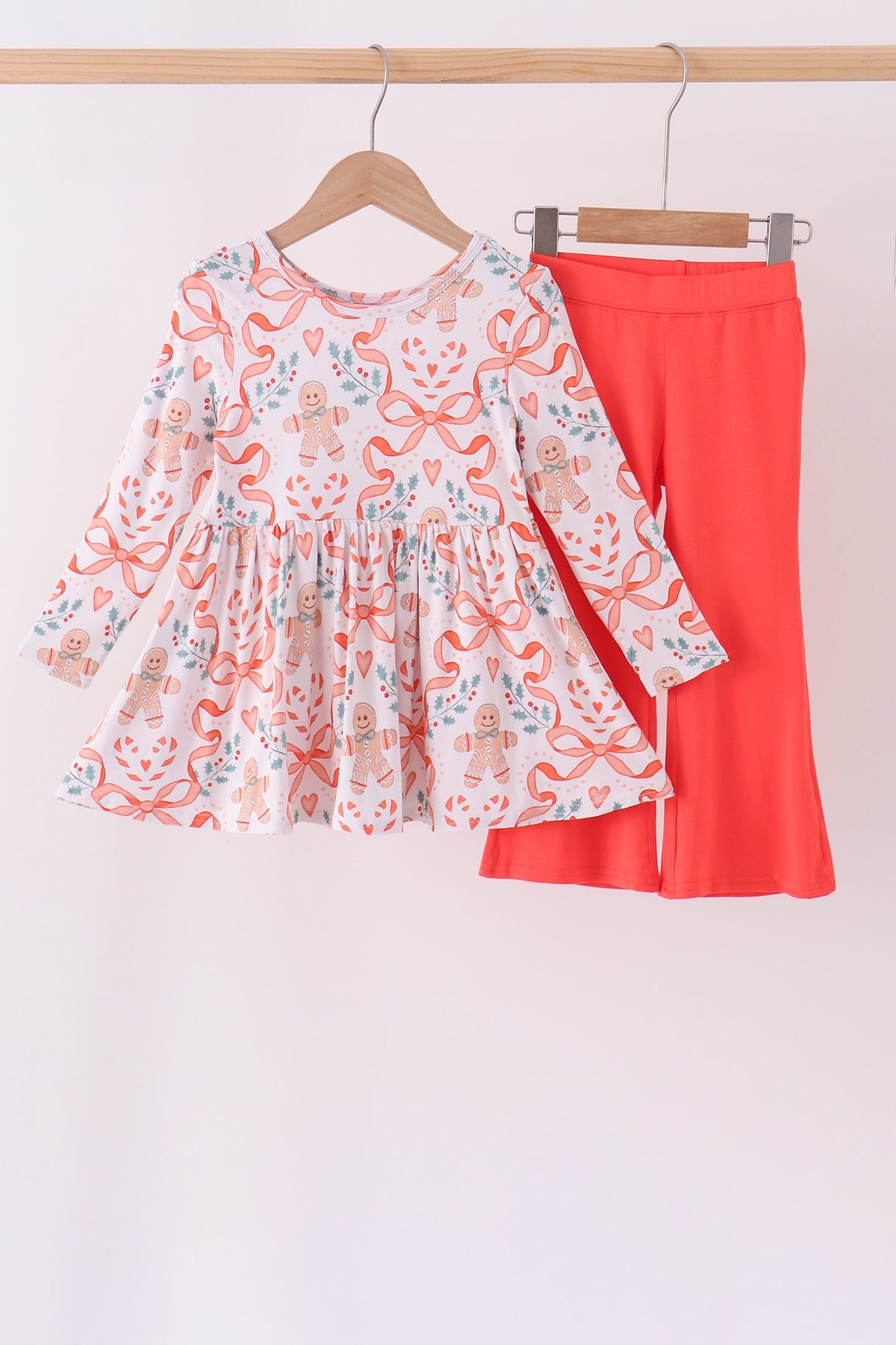 Gingerbread bamboo pants set
