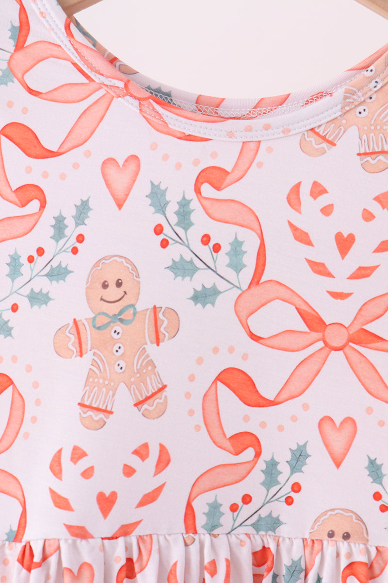 Gingerbread bamboo pants set