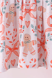 Gingerbread bamboo pants set