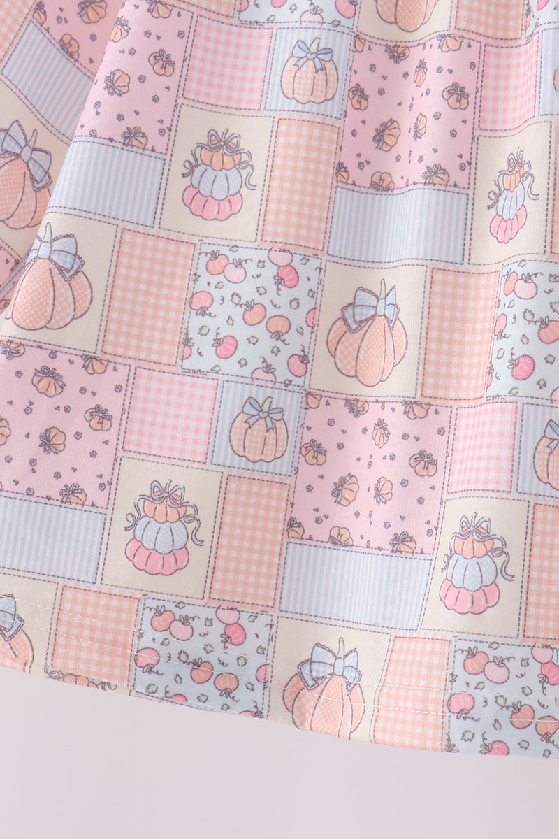 Pumpkin ruffle bloomer set