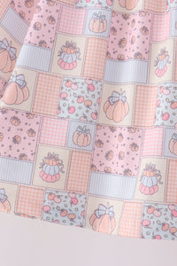 Pumpkin ruffle bloomer set