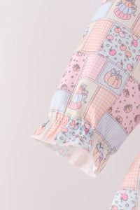 Pumpkin ruffle bloomer set