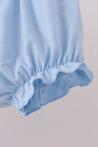 Pumpkin ruffle bloomer set