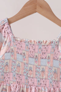 Pumpkin smocked mom&me dress