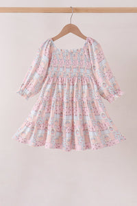 Pumpkin smocked mom&me dress