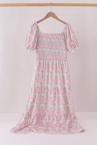 Pumpkin smocked mom&me dress