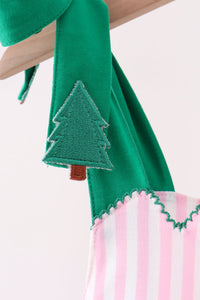 Christmas Tree Embroidery Dress