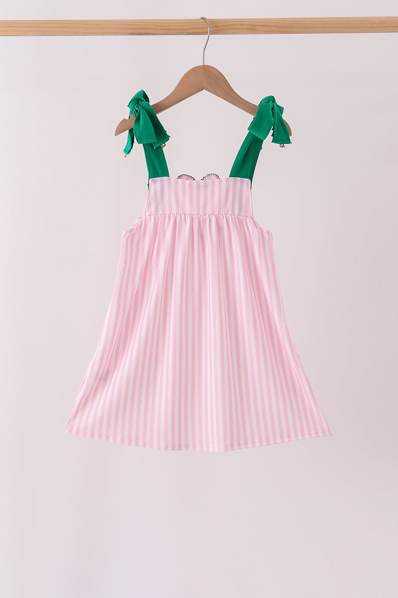 Christmas Tree Embroidery Dress