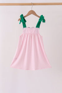 Christmas Tree Embroidery Dress