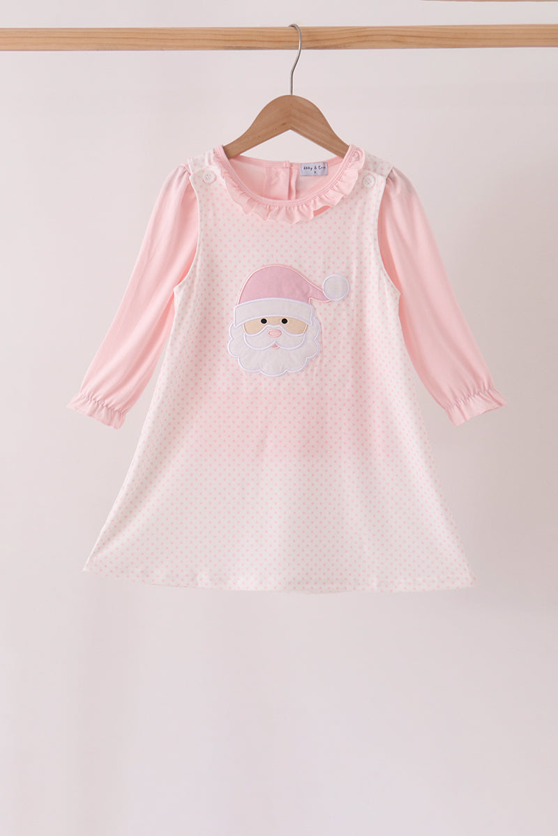 Santa claus dot applique 2pc set