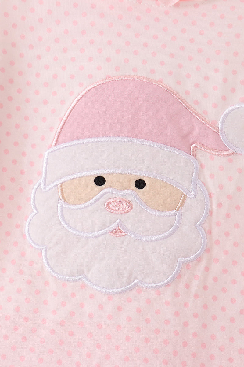 Santa claus dot applique 2pc set