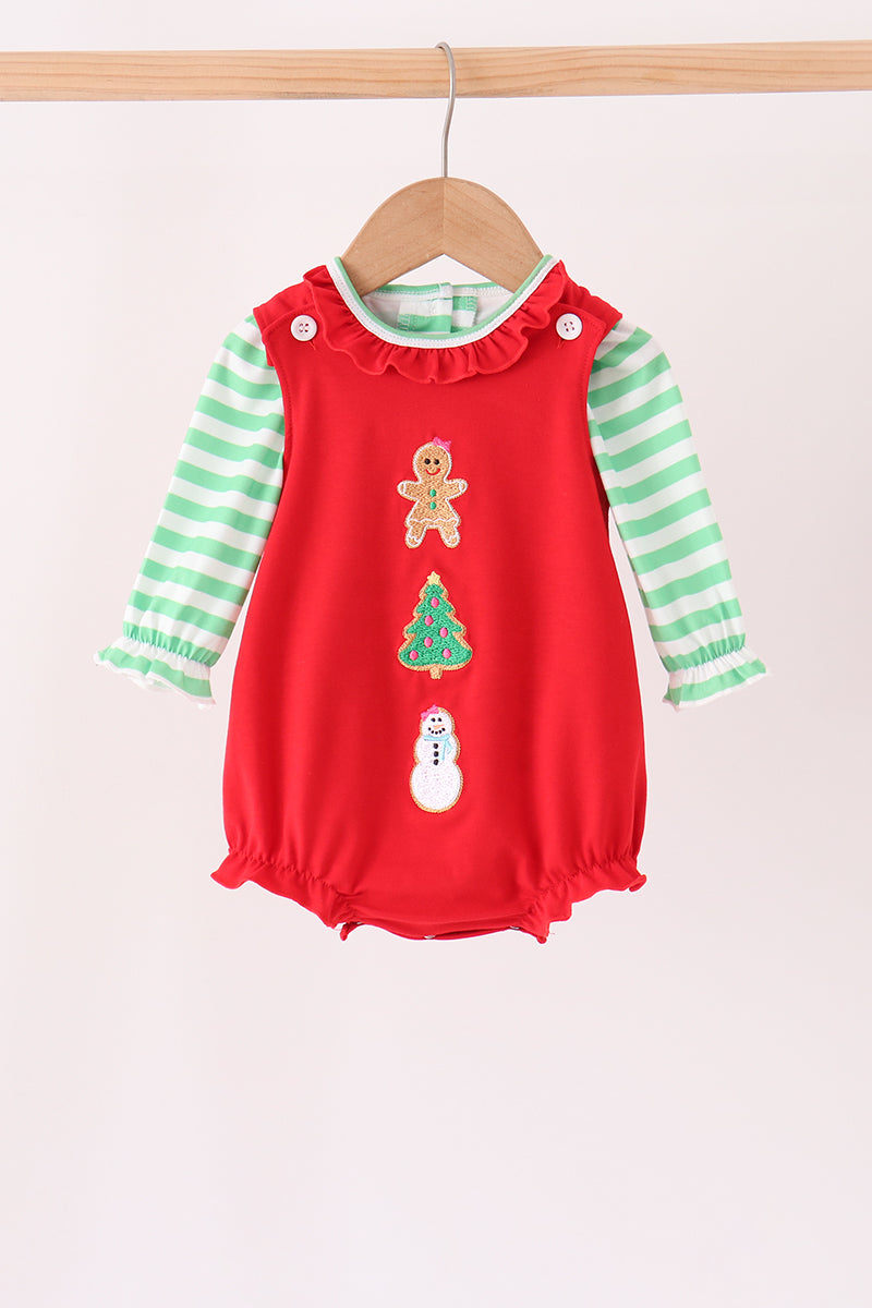 Gingerbread Tree Embroidery Bubble Set