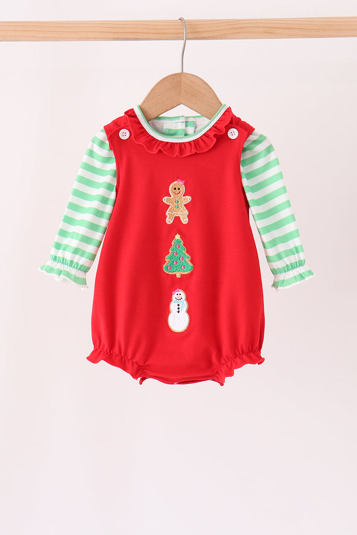 Gingerbread Tree Embroidery Bubble Set