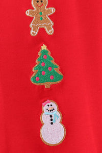 Gingerbread Tree Embroidery 2pc Set