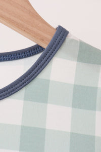 Turkey Embroidery Gingham Dress