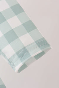 Turkey Embroidery Gingham Dress
