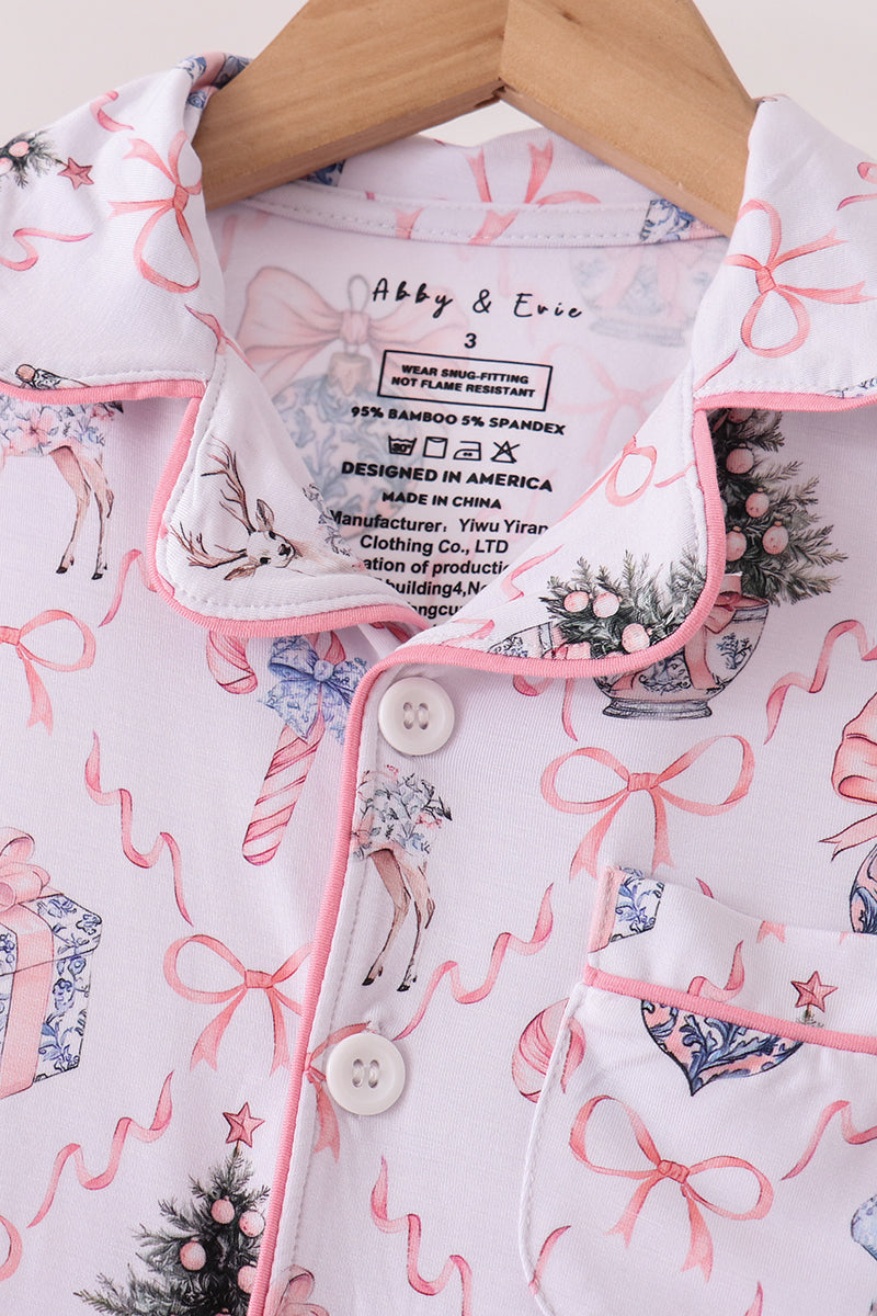Nutcracker bamboo mom&me pajama set