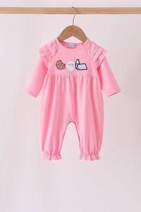 Milk Cookies Ruffle Romper