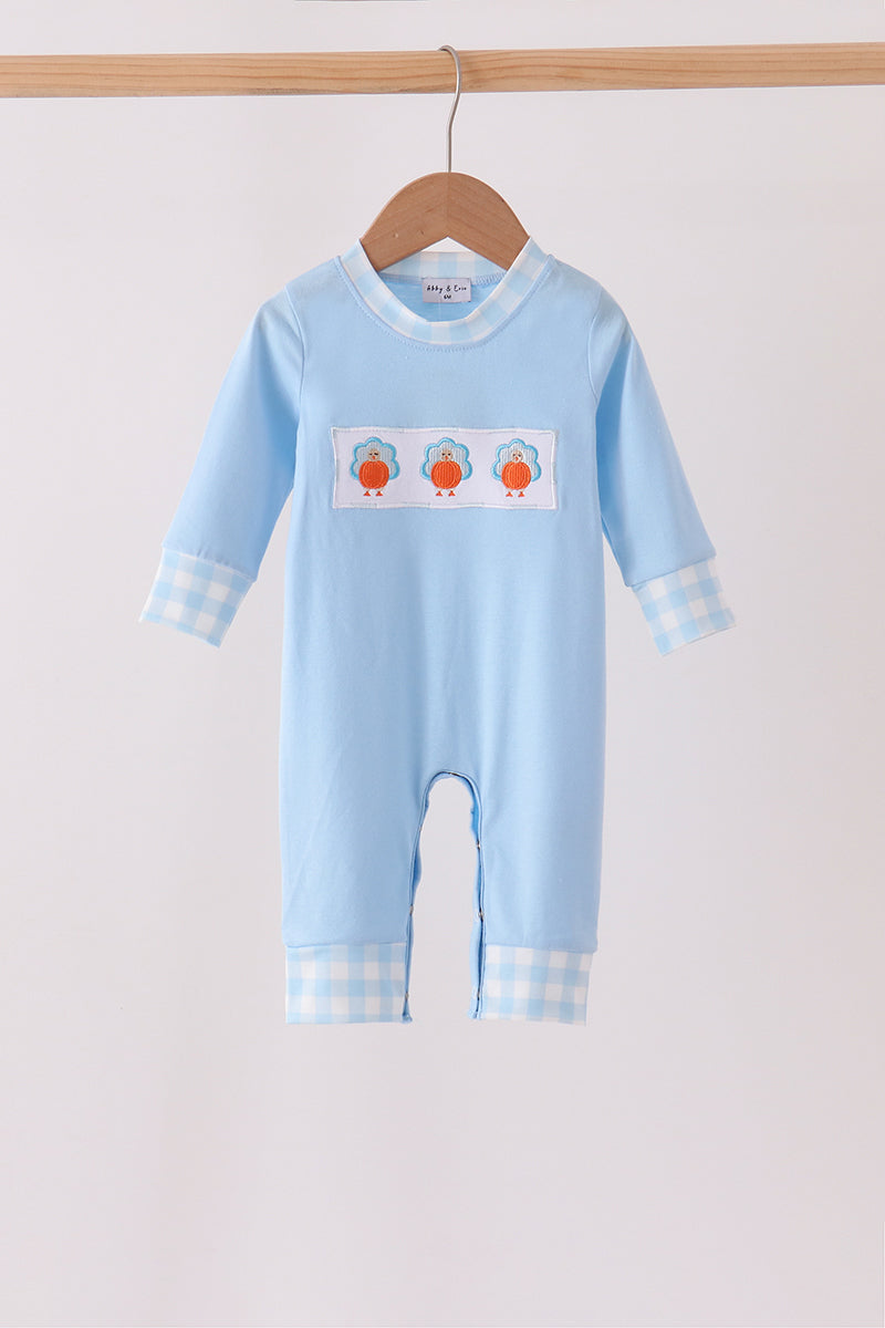 Turkey Embroidery Romper