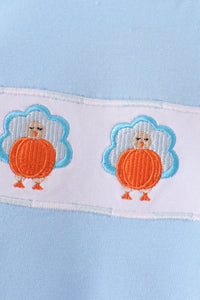 Turkey Embroidery Romper