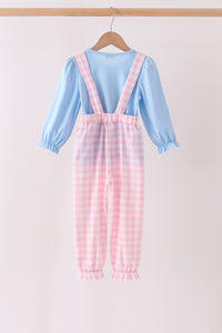 Turkey Embroidery 2pc Jumpsuit Set