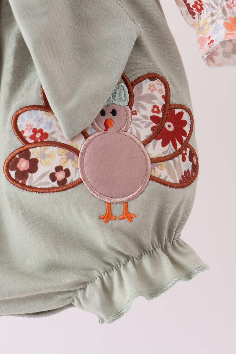 Turkey Applique Bubble Set