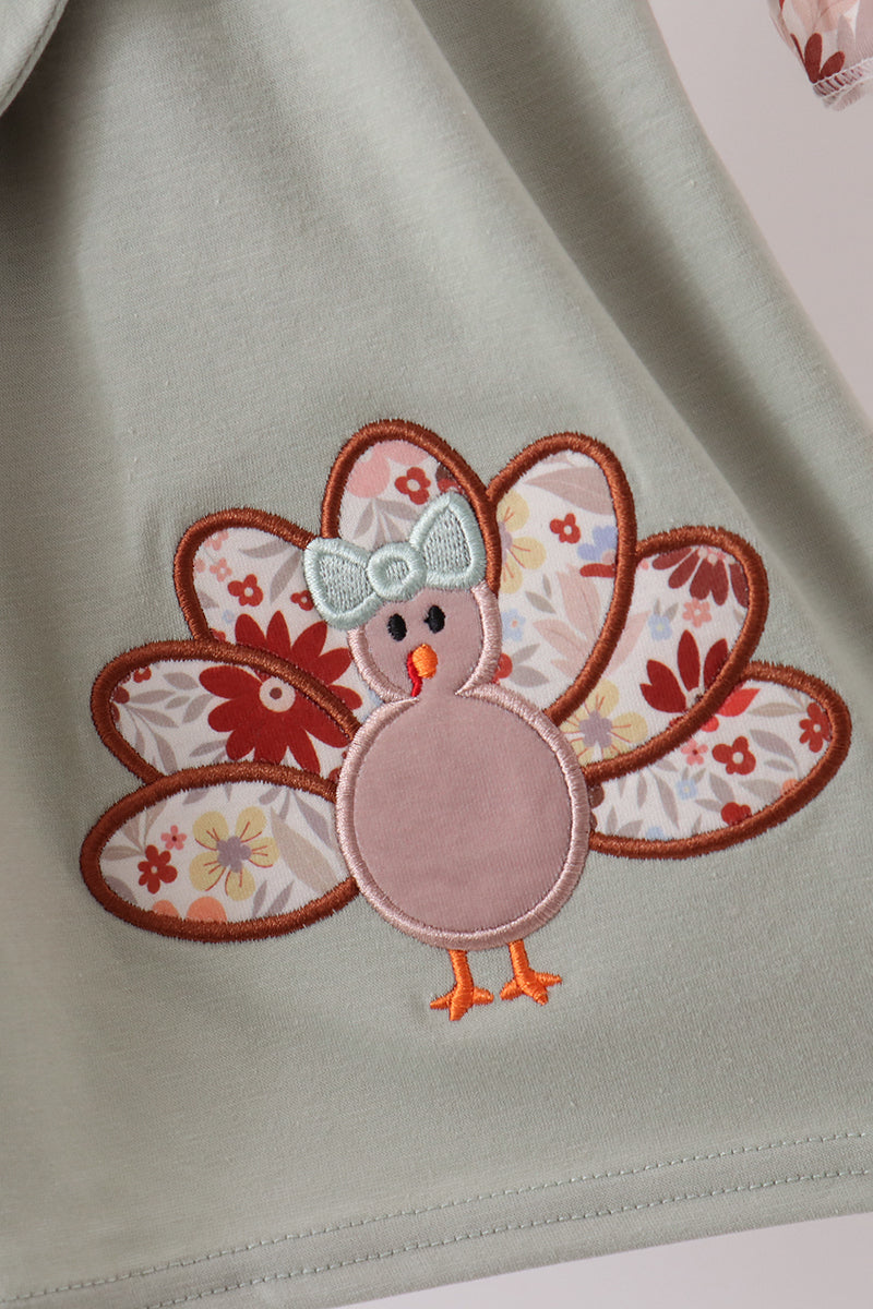 Turkey Applique 2pc Set