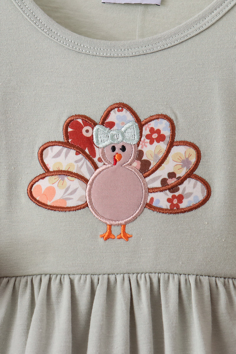 Turkey Applique Dress