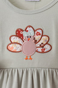 Turkey Applique Dress