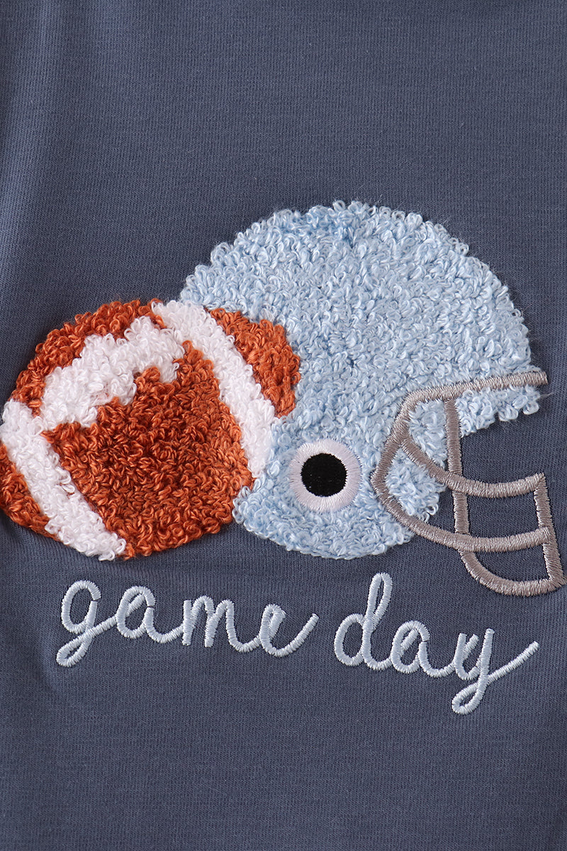 Football bow french knot jonjon