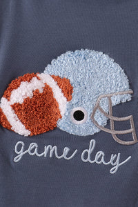 Football bow french knot jonjon