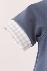 Football bow french knot bubble