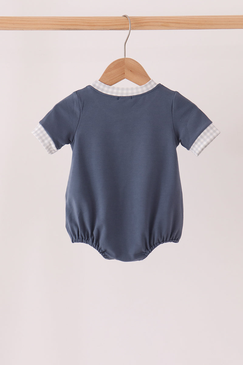 Football bow french knot bubble